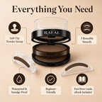 Rafal Brow Stamp Kit – Natural-Looking Brows in Under 5 Seconds - Rafal