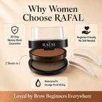 Rafal Brow Stamp Kit – Natural-Looking Brows in Under 5 Seconds - Rafal